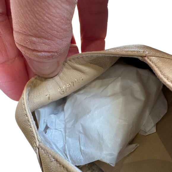 Chanel CC Cap Toe Lamb Leather Espadrille Flat Shoes Size 39 - Picture 7 of 12